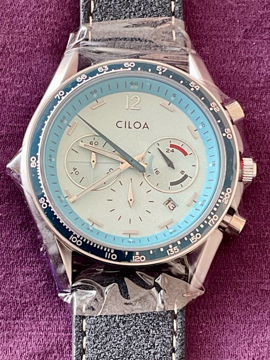 Ciloa Other - Beautiful NIB Colorful Functional 	Ciloa 3 Register Chronograph w Tachymeter
